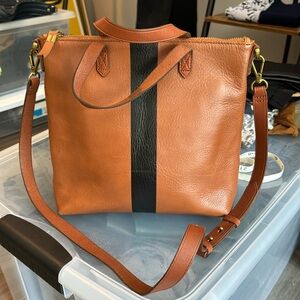 Madewell tan and black crossbody